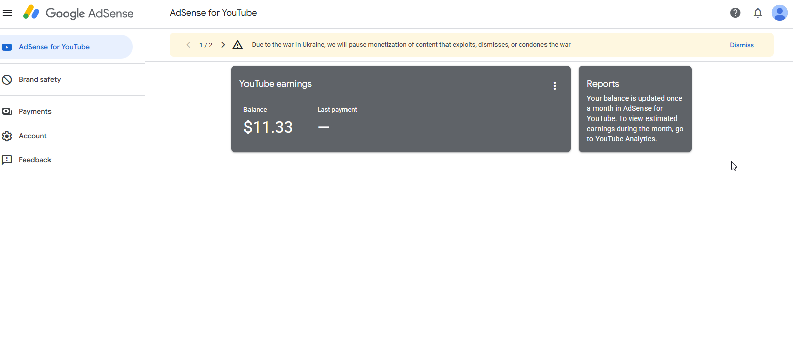 2026-07-28 11_26_36-AdSense for YouTube – Google AdSense