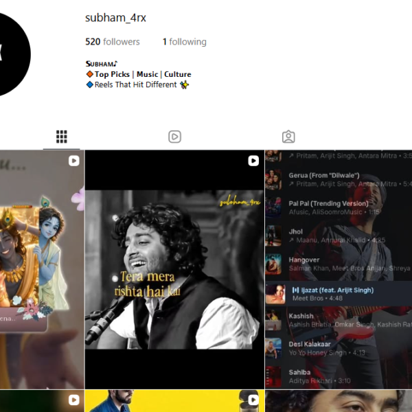 7k View|500+ Follower|No Issue