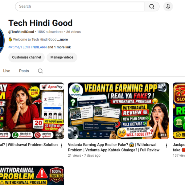 9.9M View | 158K Subscriber | 1 Strike