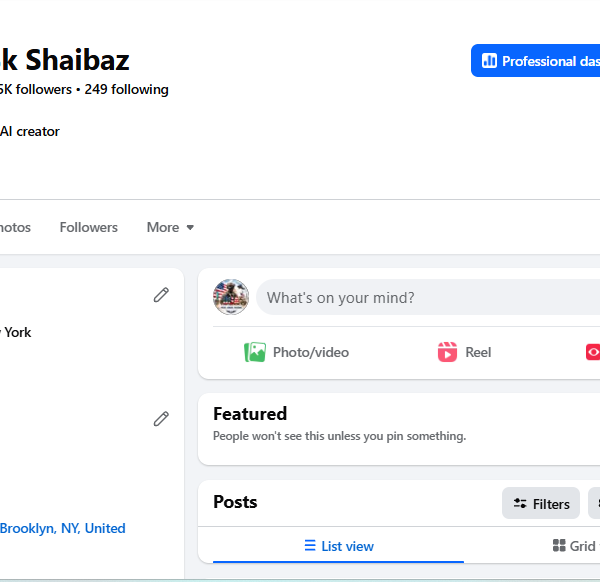 Monetized Page | 4.5k Follower | 200k View