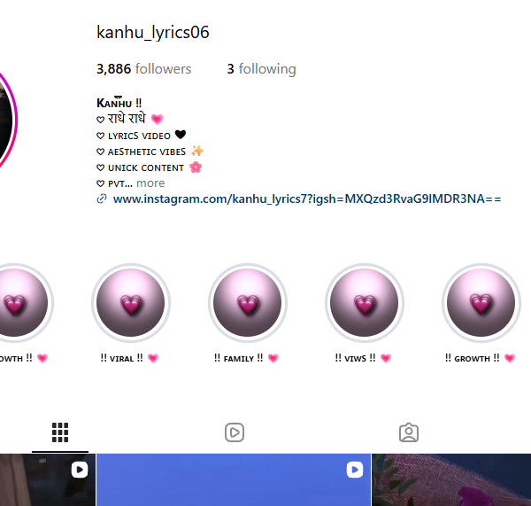 1m View | 3.8k Follower | No Issue