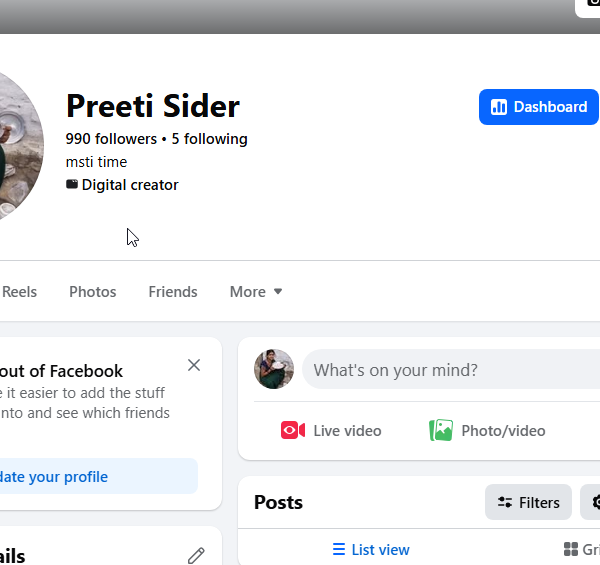 Monetization Profile | 1K Followers Page | 63K View