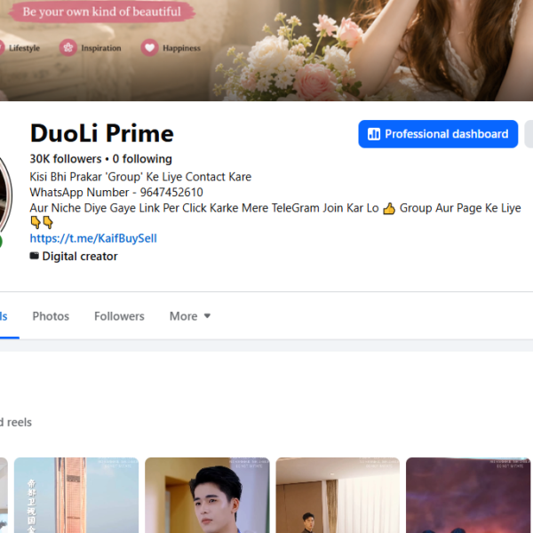 30K Followers Page | 9.3M View | Not Recommendable
