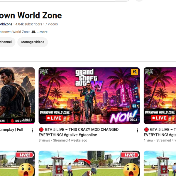 4.84K Subscriber  | 273K View | 1 strike