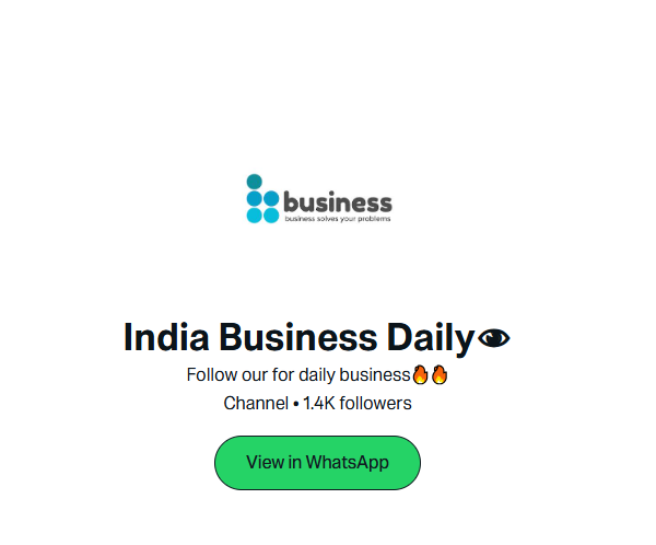 1.4K Followers WhatsApp Channel | India Business