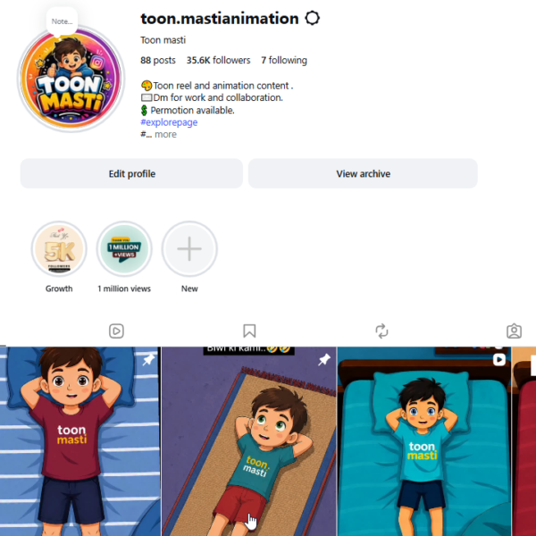 12 M View | 35.6K Follower | No Issues