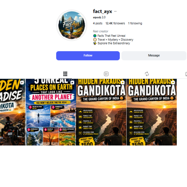950K Views  | 12K Follower | No Issues