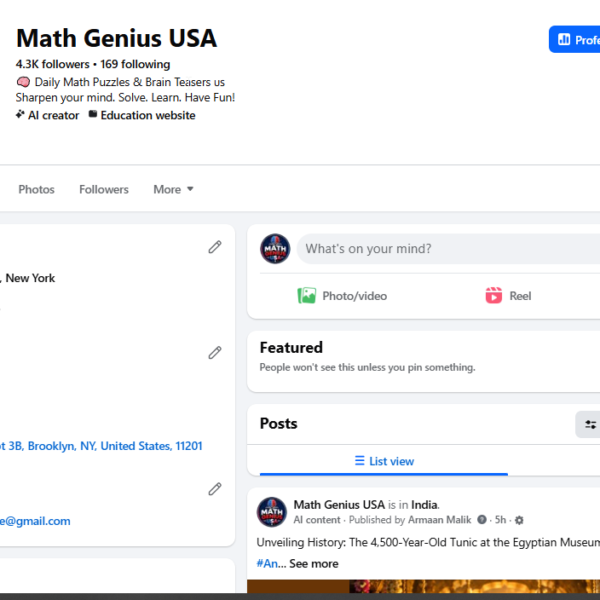 Monetized Page | 326K Views | 4.3k Follower