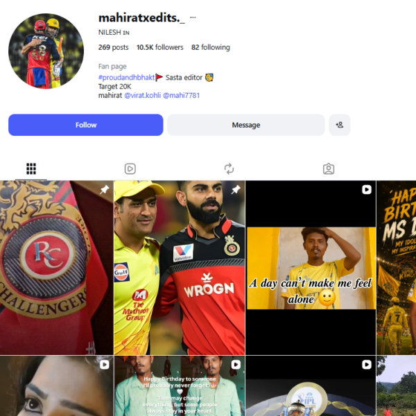 10.5K Follower | 2.4K Views | 4 year old