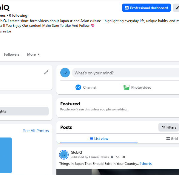 Monetised Setup Page | Philippines Traffic | 17k Follower