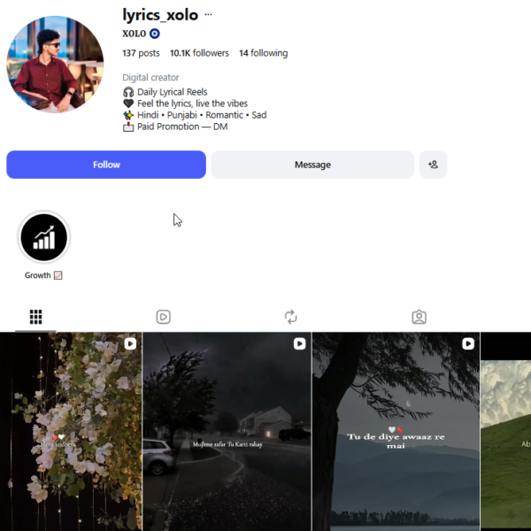 10K Follower | 260K View | 2 Years Old
