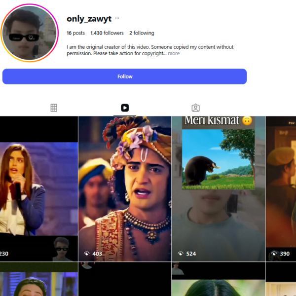 2.6M Views | 1.4K Followers | No Issue