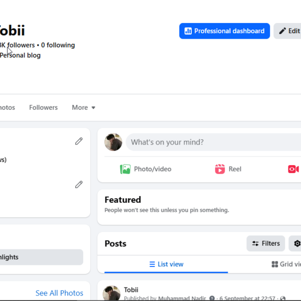 Monetized Page | 7.8K Followers | 154K View