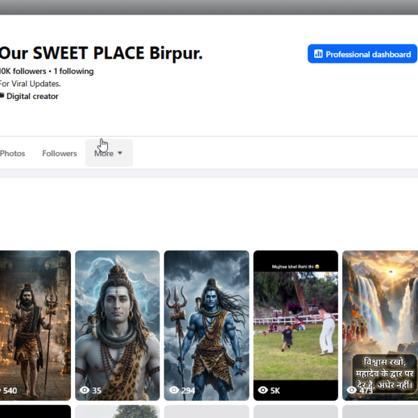 Setup Page | 10K Follower | 219K View | 10 Years Old