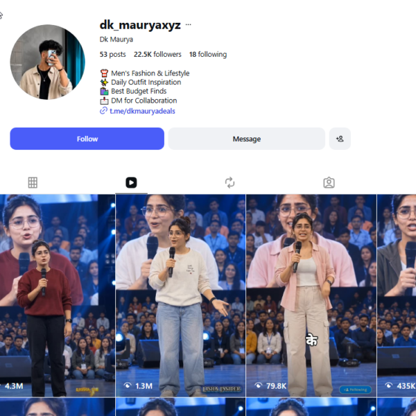 22K Followers|56M Views|No Issue