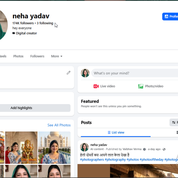 170K Followers Page|14.9M View|No Issue