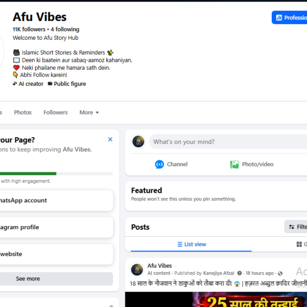 Monetized Page|11K Followers|1.7M View|6 Years Old