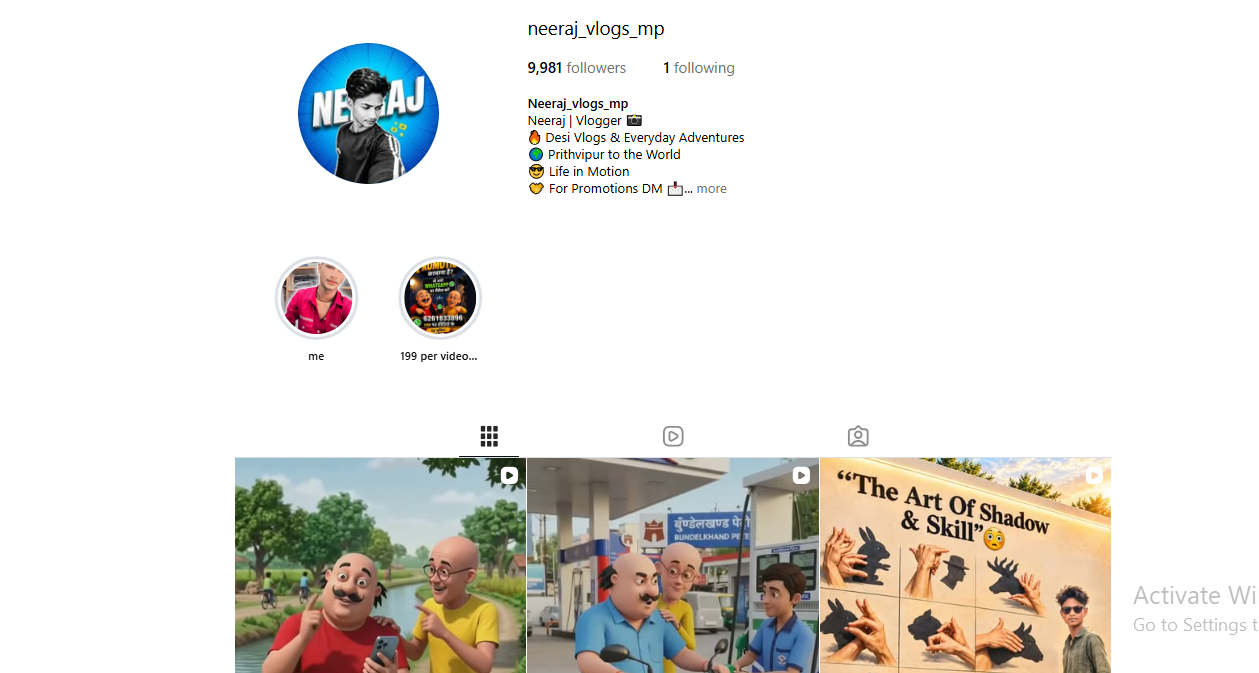 2026-09-24 16_51_00-Neeraj_vlogs_mp (@neeraj_vlogs_mp) • Instagram photos and videos