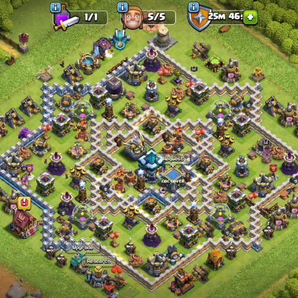 Town Hall 13|4 Heros|900+Gems